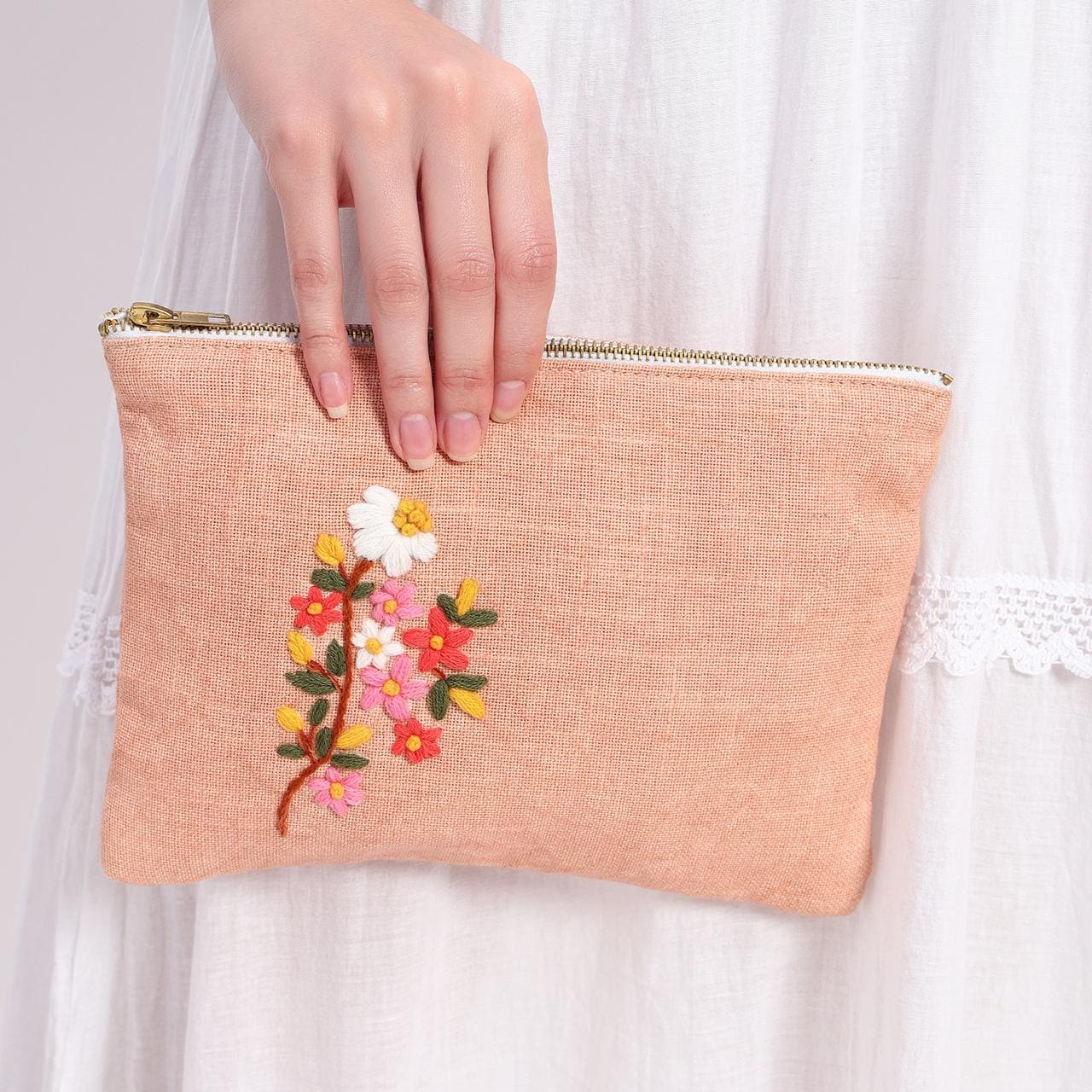 Peach Meadow Delight Pouch